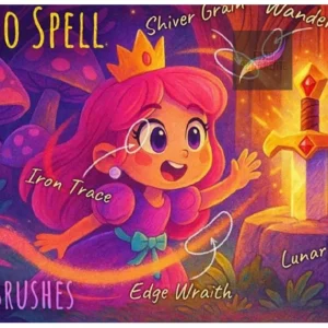 Echo Spell brushes for Procreate
