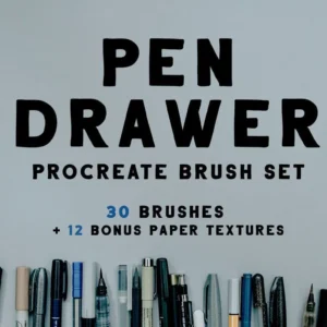 Free 30 Pen Drawer Brushes