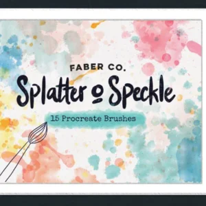 Splatter & Speckle Brushes for Procreate