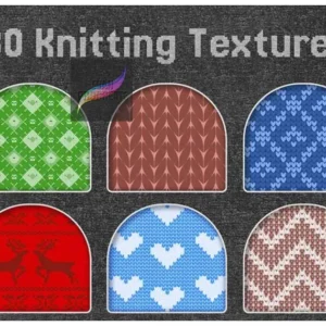 Knitting Textures for Procreate