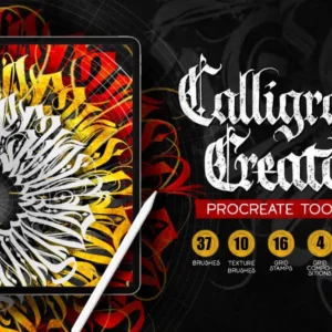 Free Calligram Creator Procreate Brushes