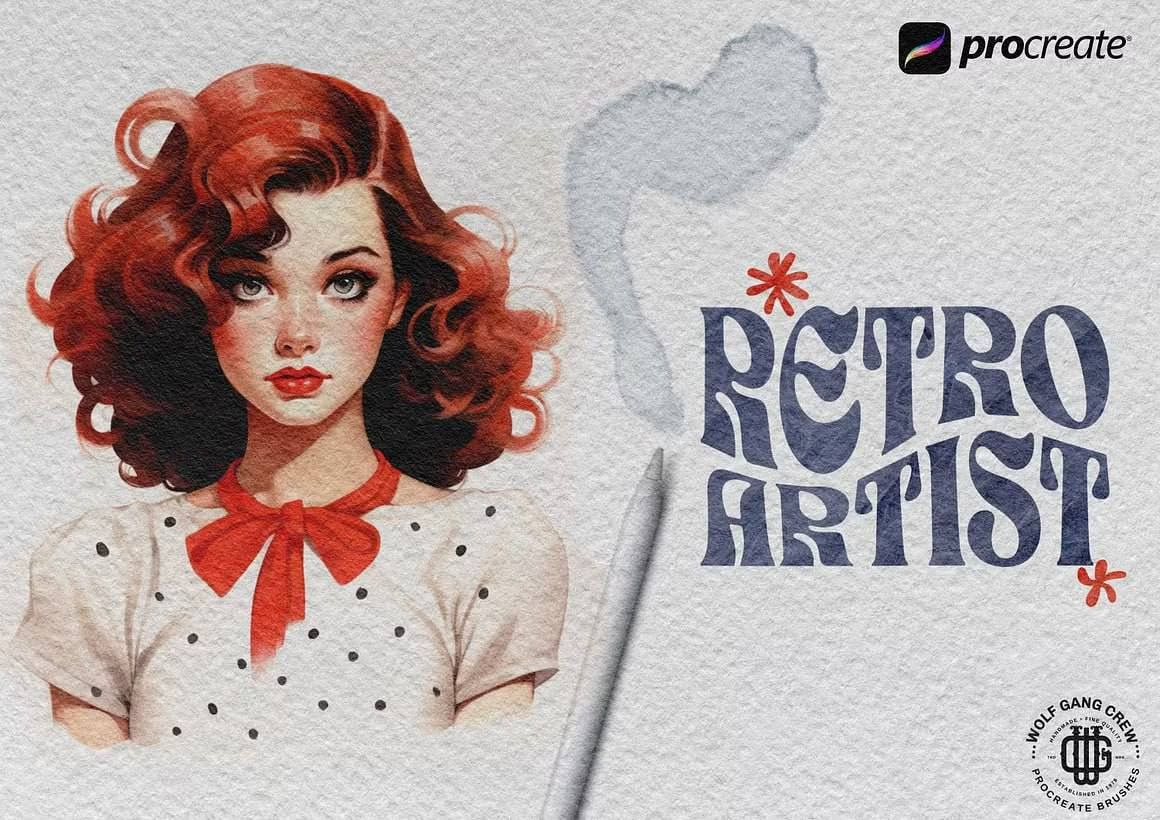Free Retro Artist