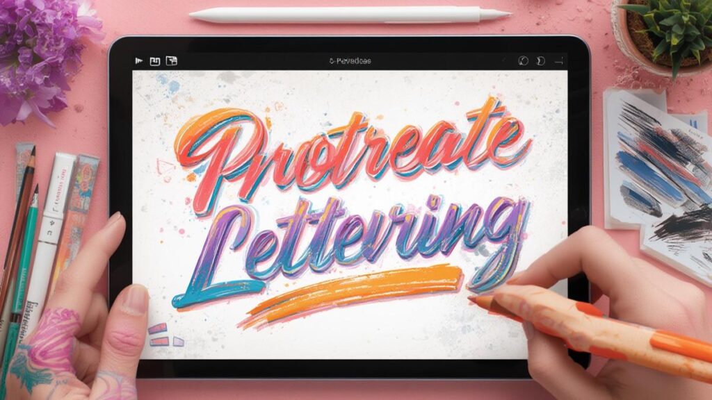 procreate lettering brushes