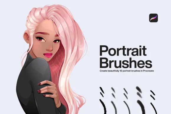10 portrait brushes procreate 10 portrait brushes procreate