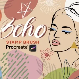 boho stamp brush procreat