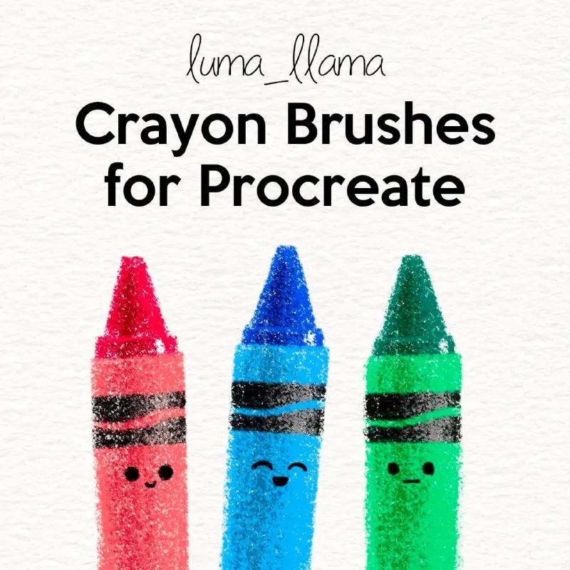Home crayon brushes for procreate