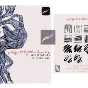 perfect little lines brushset for procreate