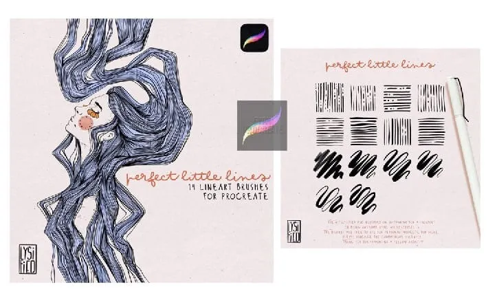 perfect little lines brushset for procreate perfect little lines brushset for procreate