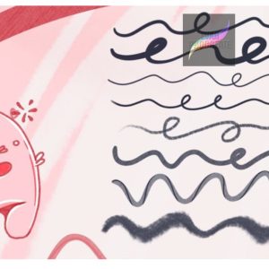 smooth inking brushes for procreate