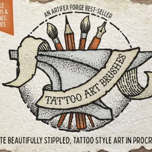 tattoo art brushes for procreate