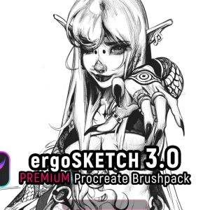ergosketch 3.0 procreate brushset
